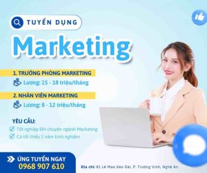 tuyển nhân viên Marketing